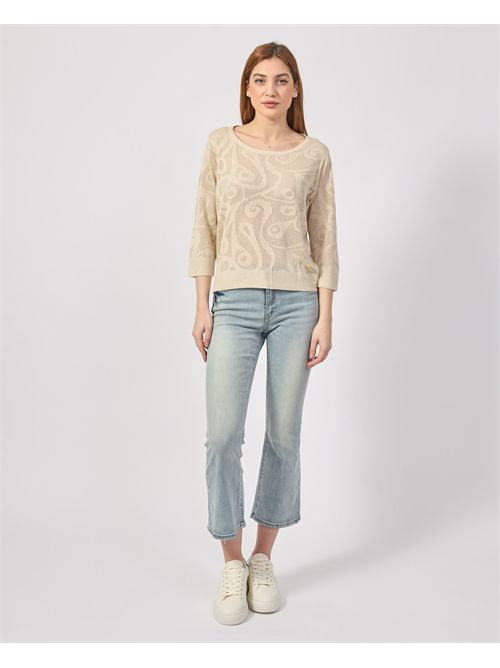 Pull ajouré en viscose Yes Zee YES ZEE | M437-I9000250